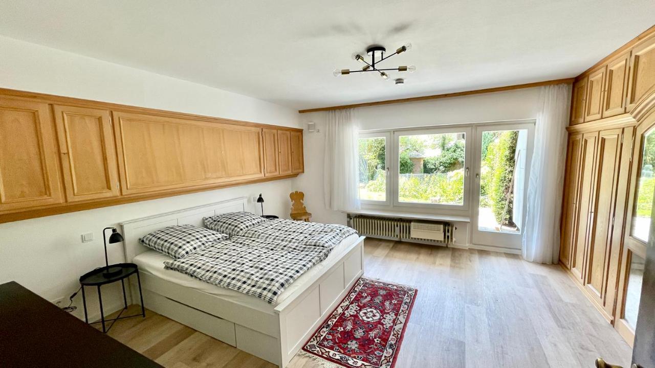Large Holiday Apartment With Sauna, Terrace, Garden And Open Fireplace 伦格里斯 外观 照片