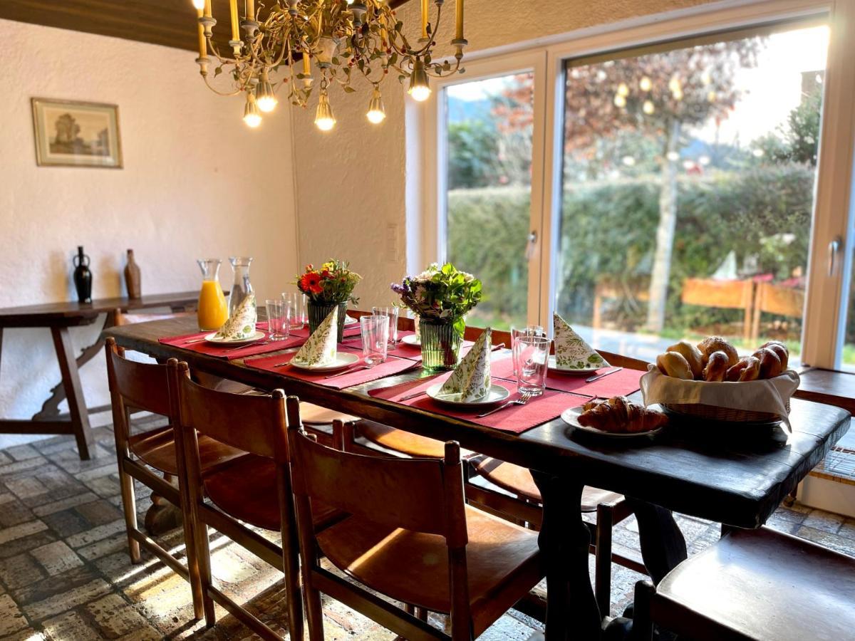 Large Holiday Apartment With Sauna, Terrace, Garden And Open Fireplace 伦格里斯 外观 照片