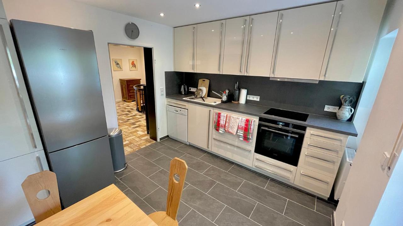 Large Holiday Apartment With Sauna, Terrace, Garden And Open Fireplace 伦格里斯 外观 照片