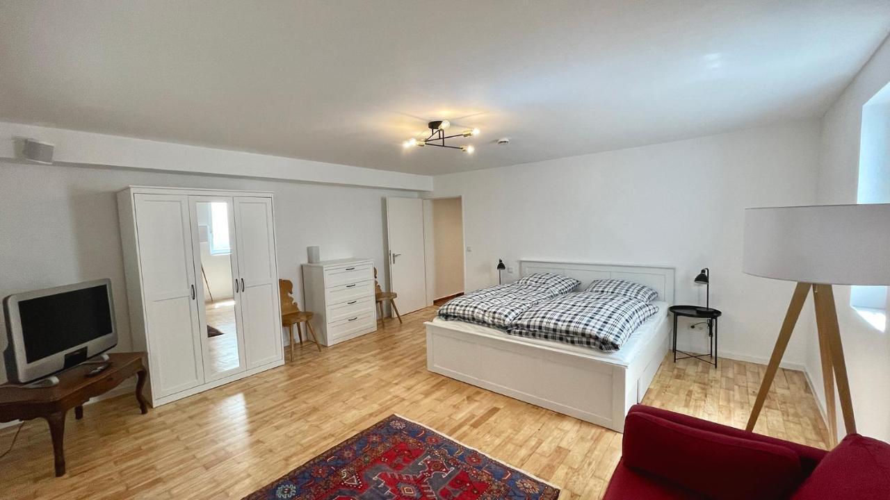 Large Holiday Apartment With Sauna, Terrace, Garden And Open Fireplace 伦格里斯 外观 照片