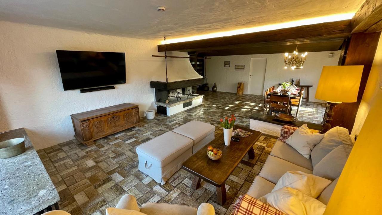 Large Holiday Apartment With Sauna, Terrace, Garden And Open Fireplace 伦格里斯 外观 照片