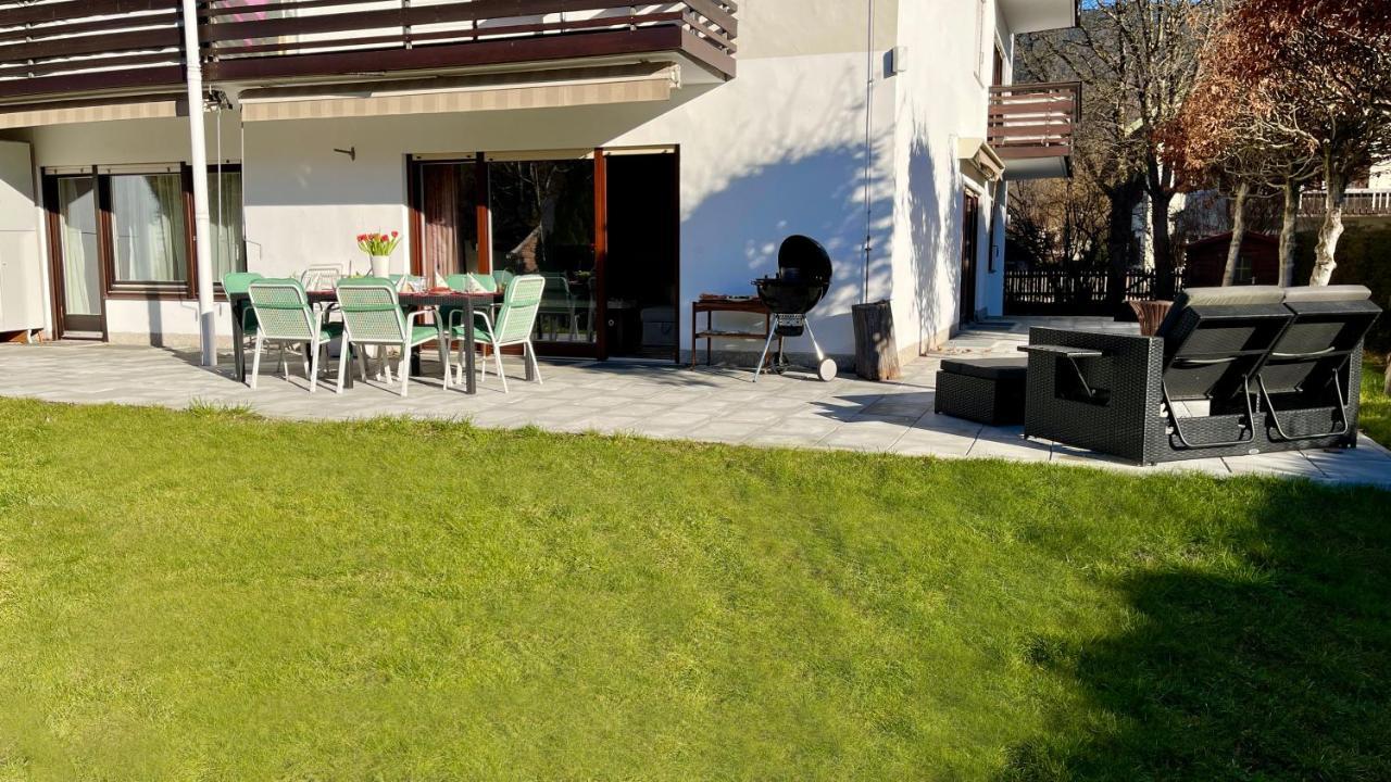 Large Holiday Apartment With Sauna, Terrace, Garden And Open Fireplace 伦格里斯 外观 照片
