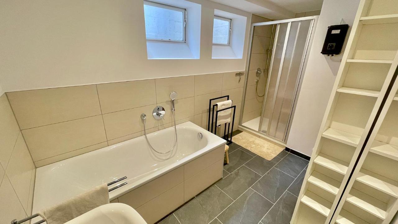 Large Holiday Apartment With Sauna, Terrace, Garden And Open Fireplace 伦格里斯 外观 照片