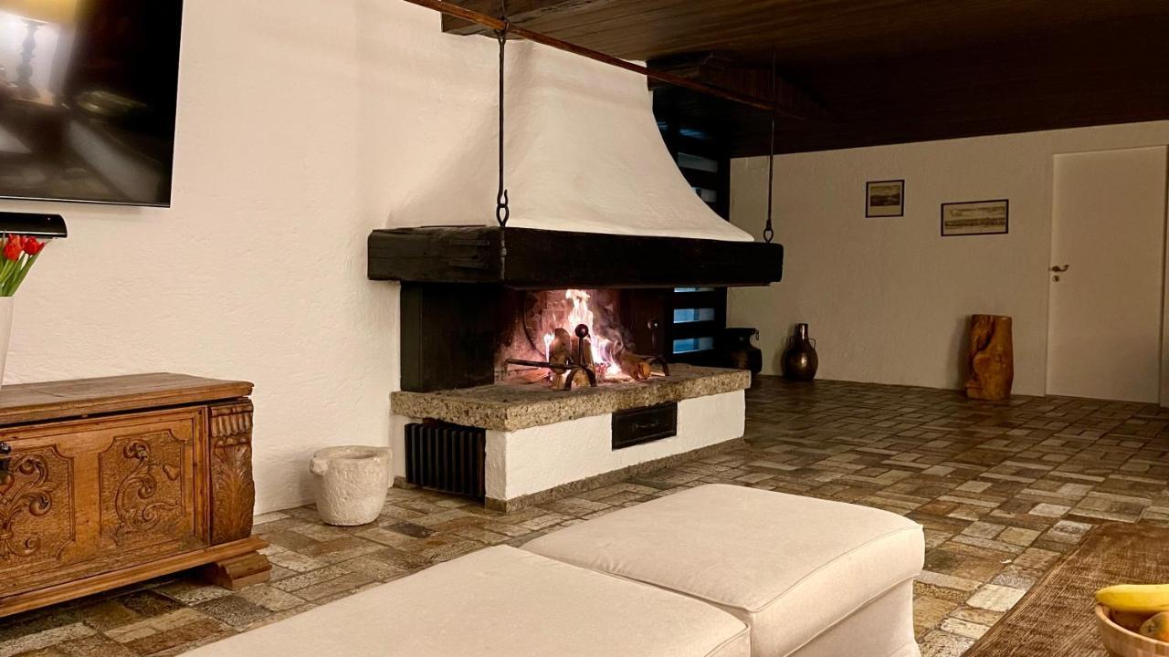 Large Holiday Apartment With Sauna, Terrace, Garden And Open Fireplace 伦格里斯 外观 照片