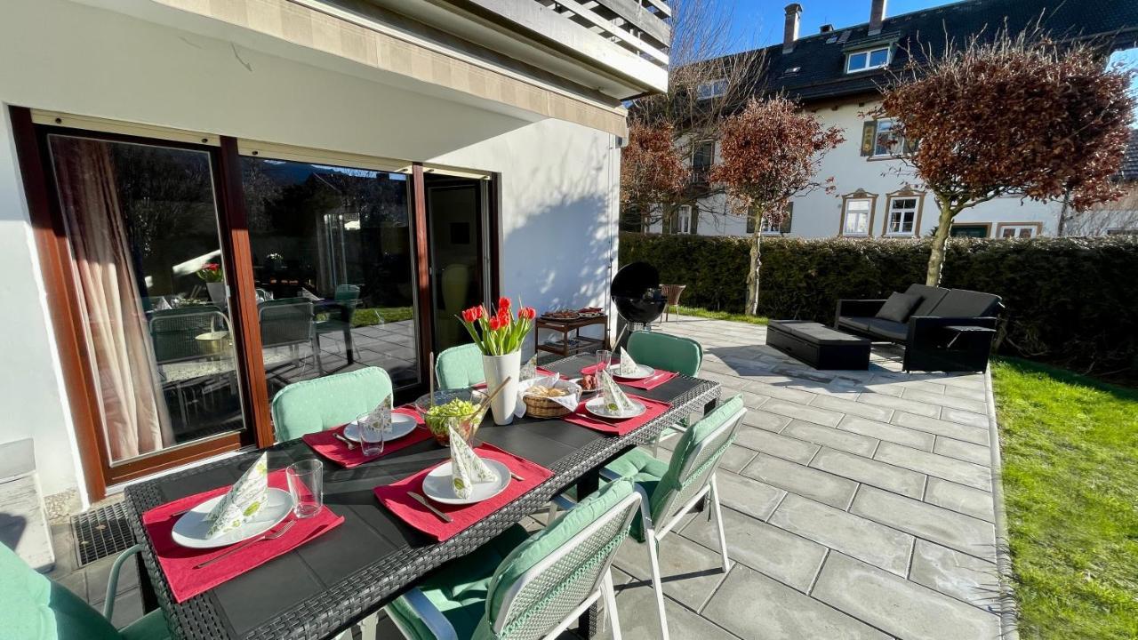 Large Holiday Apartment With Sauna, Terrace, Garden And Open Fireplace 伦格里斯 外观 照片